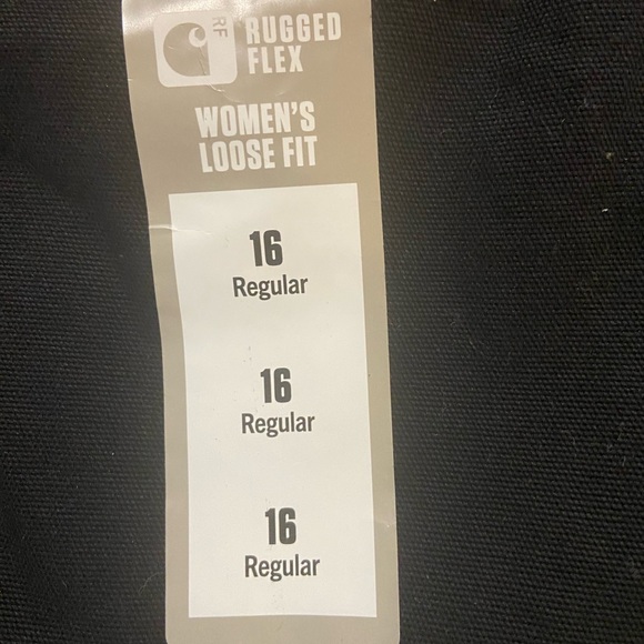 NWT Carhartt Woman's pants size 16 - Picture 3 of 4